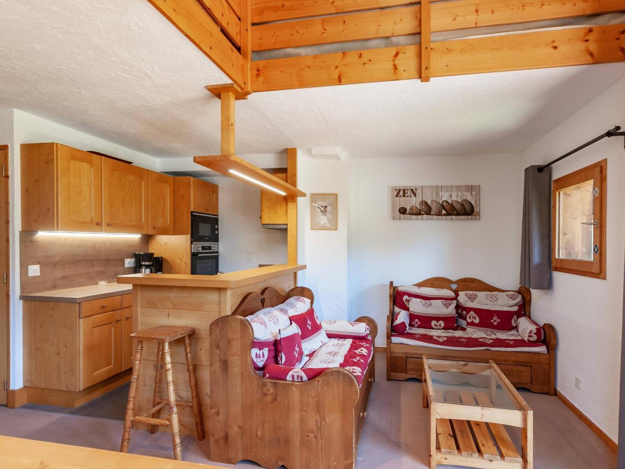 Cosy A Avec Mezzanine Et Cuisine Equipee - Fr-1-355-100 Apartment Meribel